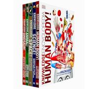 Knowledge Encyclopedias Collection 5 Books Set By DK (Human Body, Science, Space, Animal & Dinosaur)