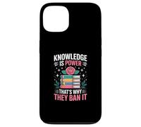 Knowledge is Power - Bibliothécaire du Club de Lecture Lire des Livres Interdits Coque pour iPhone 13
