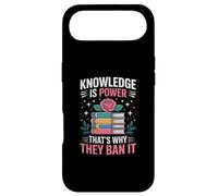 Knowledge is Power - Bibliothécaire du Club de Lecture Lire des Livres Interdits Coque pour iPhone Air