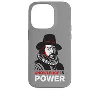 Knowledge is Power Tee - Art philosophique Moderne Coque pour iPhone 14 Pro