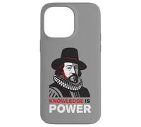 Knowledge is Power Tee - Art philosophique Moderne Coque pour iPhone 14 Pro Max