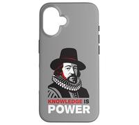 Knowledge is Power Tee - Art philosophique Moderne Coque pour iPhone 16