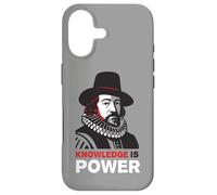 Knowledge is Power Tee - Art philosophique Moderne Coque pour iPhone 17