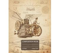 Knowledge Takes Flight: Composition Notebook for Students | College Ruled Paper | Journal for Notes, Dreams, and Big Ideas | Vintage Book-Powered ... Cover | Perfect Gift for Dreamers & Scholars