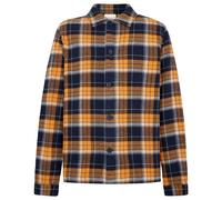 KnowledgeCotton Apparel - Big Checked Heavy Flannel - Chemise - L - navy check