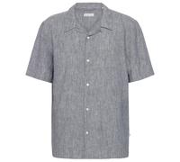 KnowledgeCotton Apparel - Box S/S Linen Shirt - Chemise - XL - vintage indigo