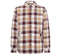 KnowledgeCotton Apparel - Checked Loose Fit Padded Overshirt - Chemise - L - red check