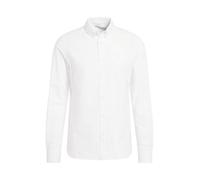 KnowledgeCotton Apparel Chemise 'Harald' blanc, Taille M