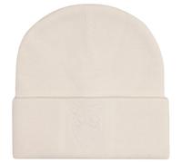 KnowledgeCotton Apparel - Embossed Owl DL Wool Beanie - Bonnet - One Size - egret