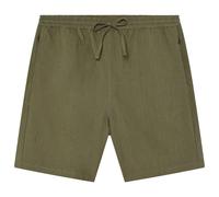 KnowledgeCotton Apparel - Fig Linen-Mix Shorts - Short - XL - burned olive