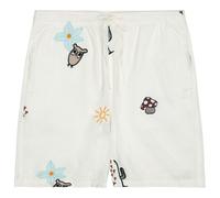 KnowledgeCotton Apparel - Fig Loose with Embroidery Shorts - Short - M - egret