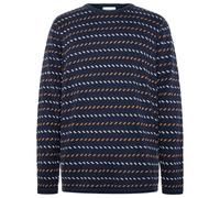 KnowledgeCotton Apparel - Jacquard Crew Neck Knit - Pull en laine - XXL - night sky