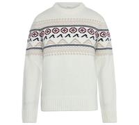 KnowledgeCotton Apparel - Lampswool Campaign Pattern C. Neck - Veste en laine - XL - egret