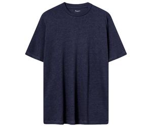 KnowledgeCotton Apparel - Linen T-Shirt - T-shirt - M - total eclipse