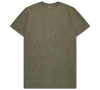 KnowledgeCotton Apparel - Linen T-Shirt - T-shirt - XXL - burned olive