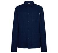 KnowledgeCotton Apparel - Loose Fit Dobby Overshirt - Chemise - M - indigo