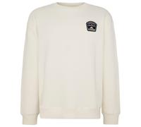 KnowledgeCotton Apparel - Loose Sweater With Badge At Chest - Pull - S - egret