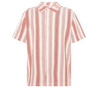 KnowledgeCotton Apparel - Organic Cotton Striped Shirt II - Chemise - XL - red stripe