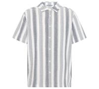 KnowledgeCotton Apparel - Organic Cotton Striped Shirt II - Chemise - XXL - blue stripe