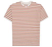 KnowledgeCotton Apparel - Organic Cotton Striped T-Shirt - T-shirt - XXL - red stripe