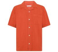 KnowledgeCotton Apparel - Organic Cotton Structure Shirt - Chemise - XL - burnt brick