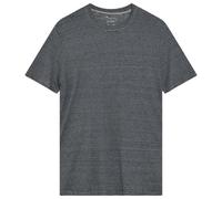 KnowledgeCotton Apparel - Organic Linen Striped T-Shirt - T-shirt - XXL - navy