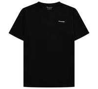 KnowledgeCotton Apparel - Regenerative Organic Cotton Back Print T-Shirt II - T-shirt - XXL - black jet