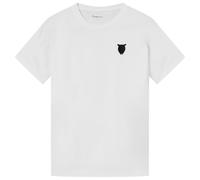 KnowledgeCotton Apparel - Regenerative Organic Cotton Chest Embroidery - T-shirt - XXL - bright white