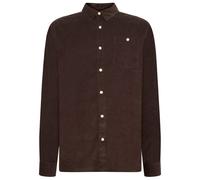 KnowledgeCotton Apparel - Regular 26-Wales Corduroy Shirt - Chemise - XL - chocolate torte