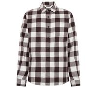 KnowledgeCotton Apparel - Regular Fit Checkered Flannel - Chemise - XXL - brown check
