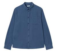 KnowledgeCotton Apparel - Regular Fit Melangé Flannel Shirt - Chemise - M - estate blue