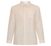 KnowledgeCotton Apparel - Regular Linen Shirt - Chemise - S - yarndyed / light feather gray