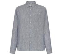 KnowledgeCotton Apparel - Regular Linen Shirt - Chemise - XXL - vintage indigo