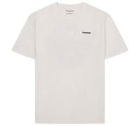 KnowledgeCotton Apparel - Regular S/S Heavy Single Jersey Scenery Back Print - T-shirt - XL - egret