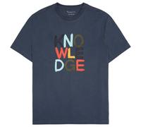 KnowledgeCotton Apparel - Regular S/S Heavy Single - T-shirt - L - vintage indigo