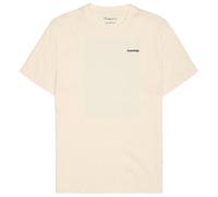 KnowledgeCotton Apparel - Regular Single Jersey Hik Printed - T-shirt - XXL - egret