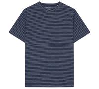 KnowledgeCotton Apparel - Regular Striped Slub Tee - T-shirt - L - blue stripe