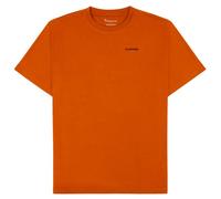 KnowledgeCotton Apparel - S/S Heavy Single MTN Back Print - T-shirt - XL - pumpkin spice