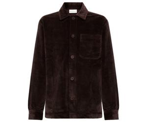 KnowledgeCotton Apparel - Stretched 8-Wales Corduroy - Chemise - S - chocolate torte