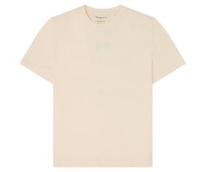 KnowledgeCotton Apparel - Water Is Life Reg. Sing. Jersey - T-shirt - S - egret