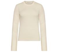 KnowledgeCotton Apparel - Women's 2x2 Fine Merino Rib L/S - Pull en laine - L - egret
