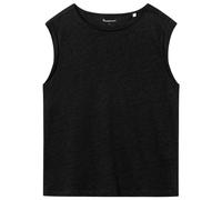 KnowledgeCotton Apparel - Women's Loose Fold Up Linen - Débardeur - L - black jet