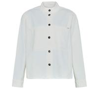 KnowledgeCotton Apparel - Women's Loose Stand Collar Heavy - Chemisier - M - egret