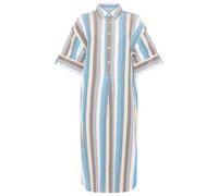 KnowledgeCotton Apparel - Women's Organic Cotton Shirt Dress - Robe - S - multi color stripe