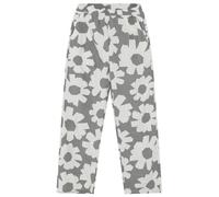 KnowledgeCotton Apparel - Women's Posey Linen-Mix Printed Pants - Pantalon de loisirs - XL - grey