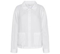 KnowledgeCotton Apparel - Women's Regular Linen Overshirt - Veste de loisirs - S - bright white