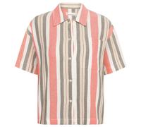 KnowledgeCotton Apparel - Women's Striped S/S Shirt - Chemisier - XL - green stripe