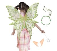 Knowlife Ailes de Papillon pour Filles - Comprend Ailes Papillon Ange Diadème Floral et Magique | Déguisement pour Scène, Mariage, Fêtes, Princesse, Jeu de Rôle et Cadeau de Fête