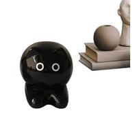 Knowlife Distributeur De -Dents - Distributeur de -Dents Chat Cartoon - Boîtier Décoratif Mignon Conteneur de Stockage pour Fil Dentaire, Coton-Tiges, Apéritif, Fruit, Barbecue, Cuisine,