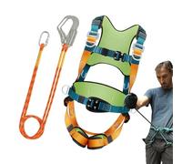 Knowlife Harnais De Sécurité Kit Anti Chute - Harnais de Toit 5 Points,Équipement d'Escalade Ergonomique pour Chasse, Toiture, Sauvetage, Sécurité Industrielle, Travaux Arboricoles et Alpinisme